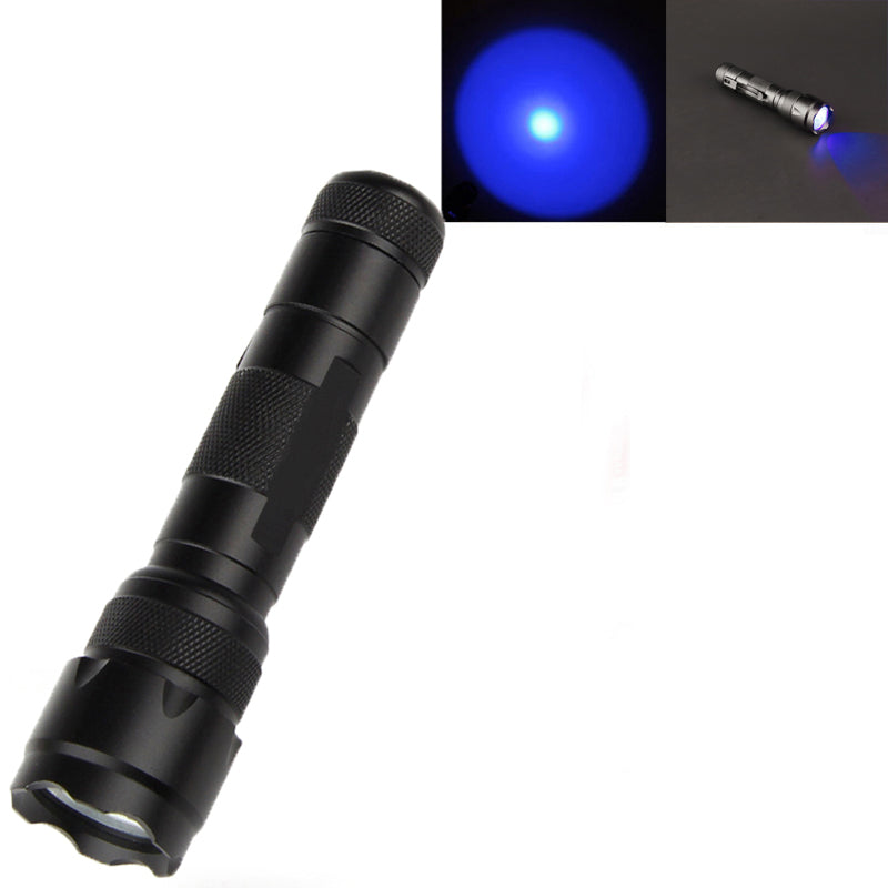 XANES 502B 2 1200LM Blue Light / Red Light / Green Light / UV Purple Light Functional Hunting Searching Flashlight Fluorescence Detection