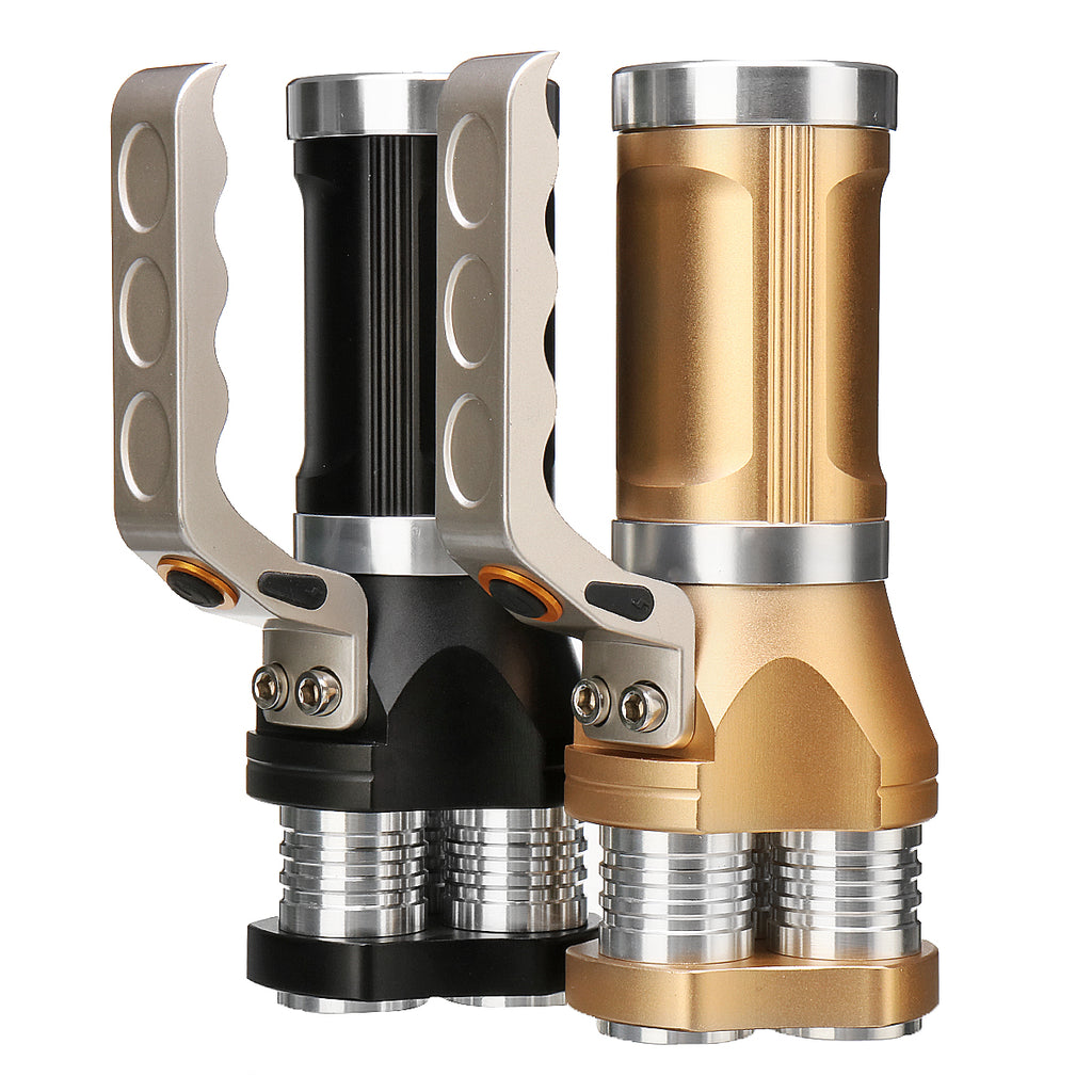 Handheld Spotlight 3000LM 18650 AC Rechargeable LED Flashlight