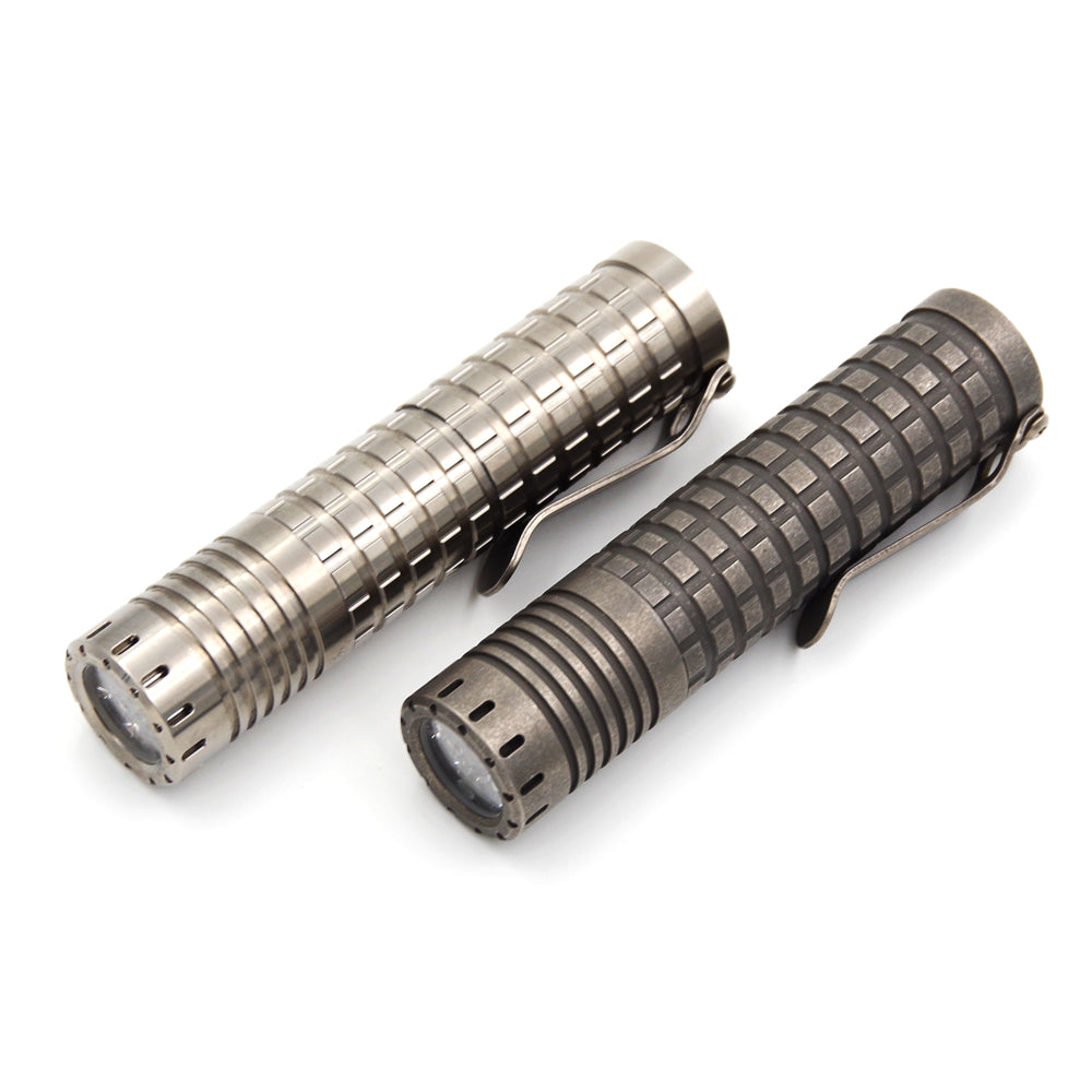 ReyLight TI DAWN V2 XPL HI/NICIA 3000LM Titanium LED Flashlight 18650 EDC Flashlight