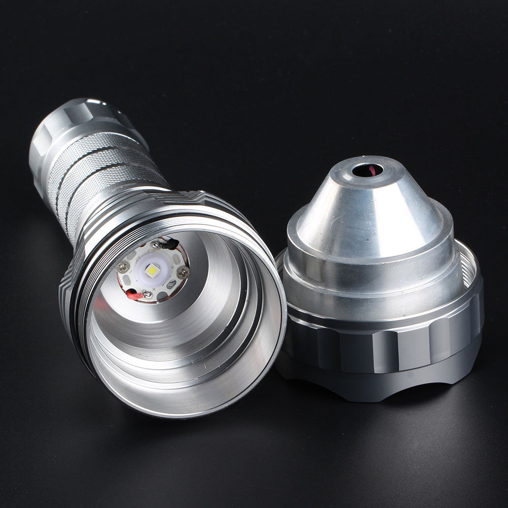 Sand Silver Color Convoy L2 XPL HI 1100LM 4Modes Tactical LED Flashlight with 2 Tubes