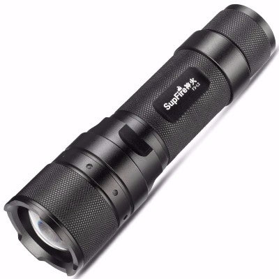 Sup Fire F3-L2 1100 Lumens Flashlight 18650 Battery Telescopic Zoom 5 Modes Work Lamp Camping Hunting