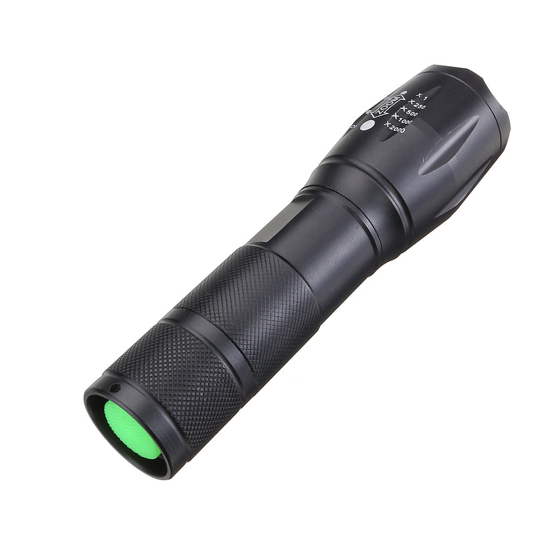 T6  800 Lumen 3 Modes Zoomable LED Flashlight 18650 Tactical Flashlight Waterproof Work Lamp Emergency Warning Lantern