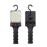 XANES® 869 LED Flashlight Magnet 90° Free Adjustable USB Charging Work Lamp Camping Hunting Portable Torch Light With Hook Up