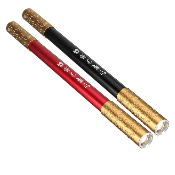 T6 2000LM 3Modes Golden Cudgel Zoomable LED Flashlight 18650