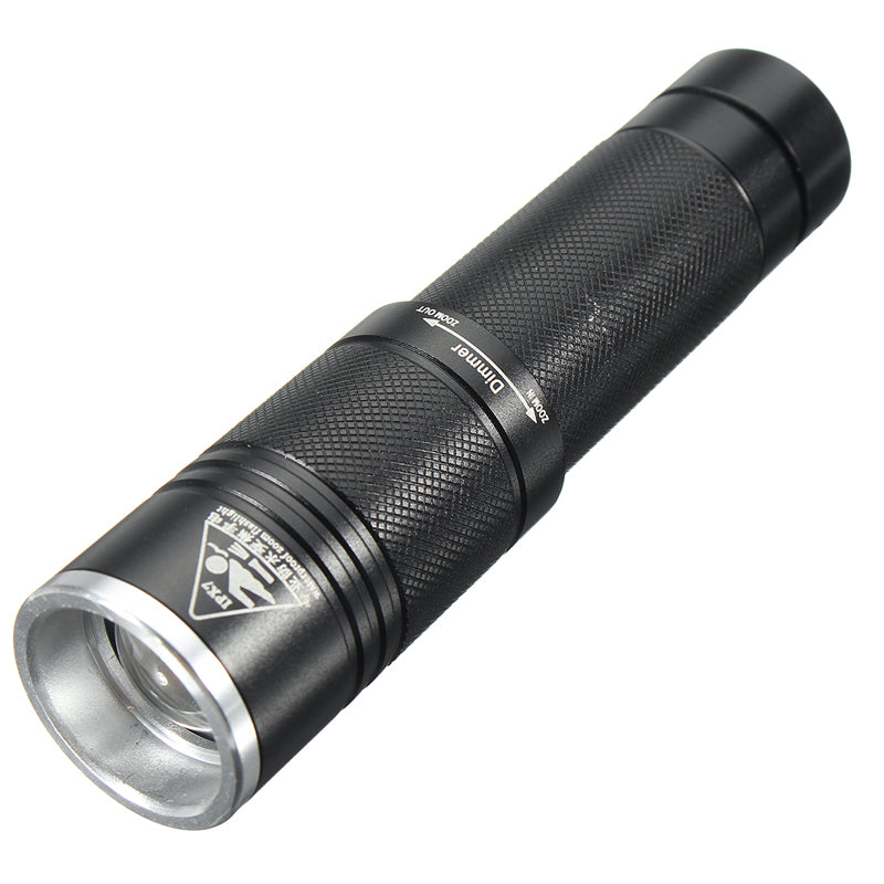 Elfeland D80  T6 3Modes Waterproof Diving LED Flashlight 10M 18650/AAA