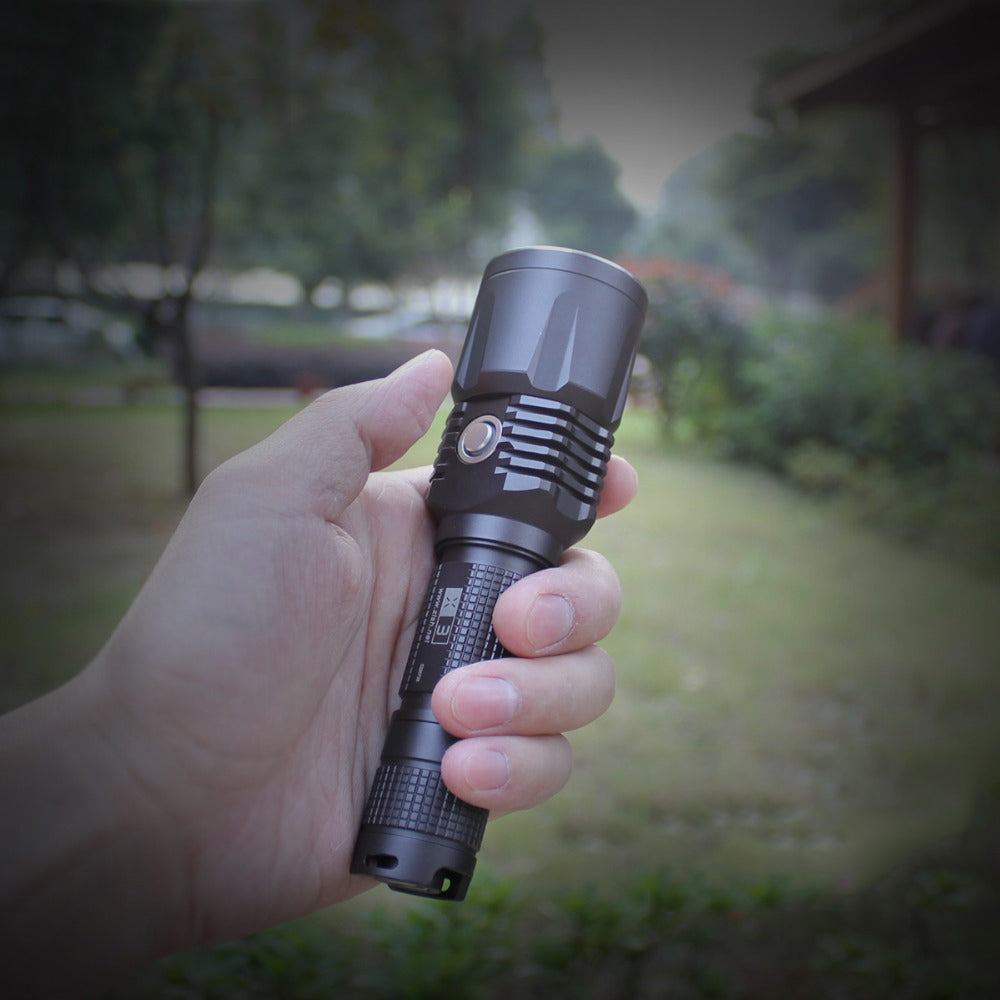 On The Road X3 1197LM 5/3Modes Magnetic Tail Portable EDC LED Flashlight Safety Hammer