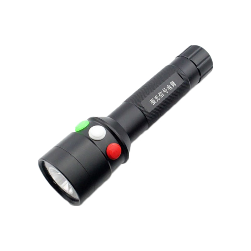 Yupard Q5 600LM 13LEDs 7Modes Railway Signal LED Flashlight White/Red/Green/Yellow Light