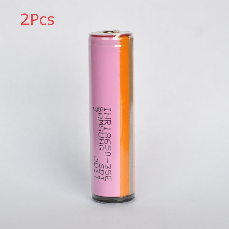 2Pcs SAMSUNG INR18650-35E 18650 Power Battery 3500mAh 20A High Drain Rechargeable Li-ion Battery (Protected Button Top) For Flashlight E Cig Electric Bike