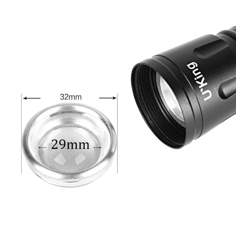 U King ZQ-X996 XPE 600LM 3Modes Zoomable LED Flashlight 18650
