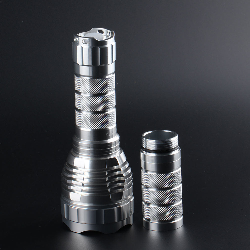 Sand Silver Color Convoy L2 XPL HI 1100LM 4Modes Tactical LED Flashlight with 2 Tubes