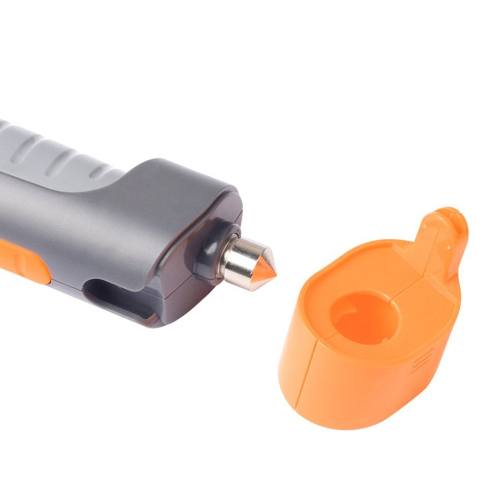 4 in 1 XANES U22 USB Rechargeable Portable Safty Hammer & Powerbank & LED Flashlight & Emergency Whistle