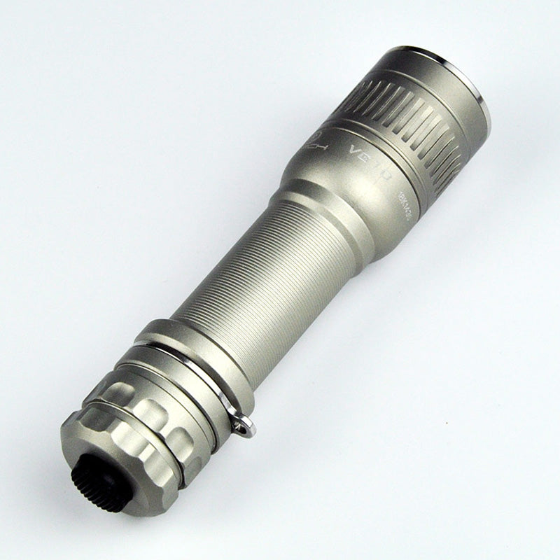 AMUTORCH New VG10 XPL HD 1200LM Powerful Bightness Tactical LED Flashlight Bike Light 21700 Military Grey