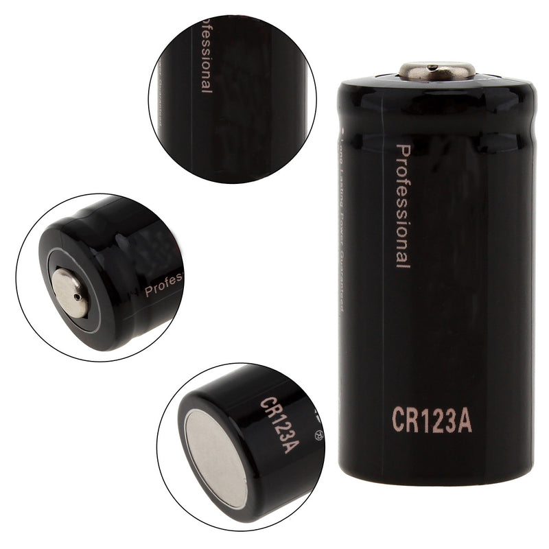 2Pcs Soshine 3V 1600mAh CR123A Lithium Li-ion Battery With Battery Box Case