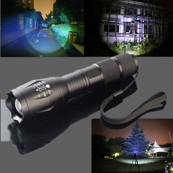 MECO 5 Modes 2000LM Zoomable LED Flashlight 18650/AAA