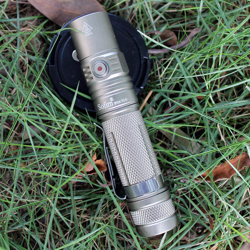 Sofirn New SP32A XP-L2 1300lm 2 Groups V2.0 High Power 18650 Flashlight With Ramping Indicator Lamp