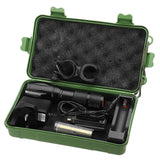 XANES A100  T6 800Lumens 5Modes Zoomable  Brightness Tactical LED Flashlight Suit