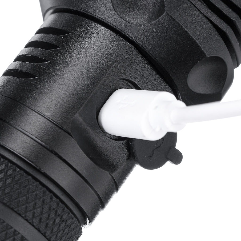 XANES P50 70W Flashlight 5 Modes EU/UK/US Plug Charging 5 Modes Torch Light Hunting Camping Work Lamp