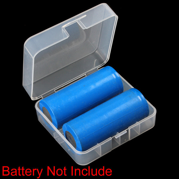 Soshine 2x 26650 Battery Hard Plastic Transparency Storage Case Cover Holder