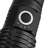 XANES P50 50W 800LM Flashlight USB Rechargeable 5 Modes Tactical Torch Light