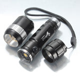 Ultrafire   T6 1800Lm 12W Rechargeable Zoomable LED Flashlightt