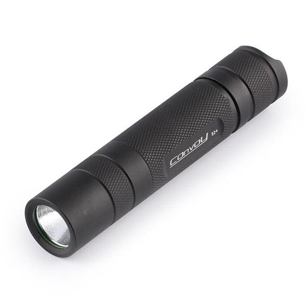 Convoy S2+ Black L2 7135x8 3/5mode EDC LED Flashlight 18650 – Rechargeableledflashlight
