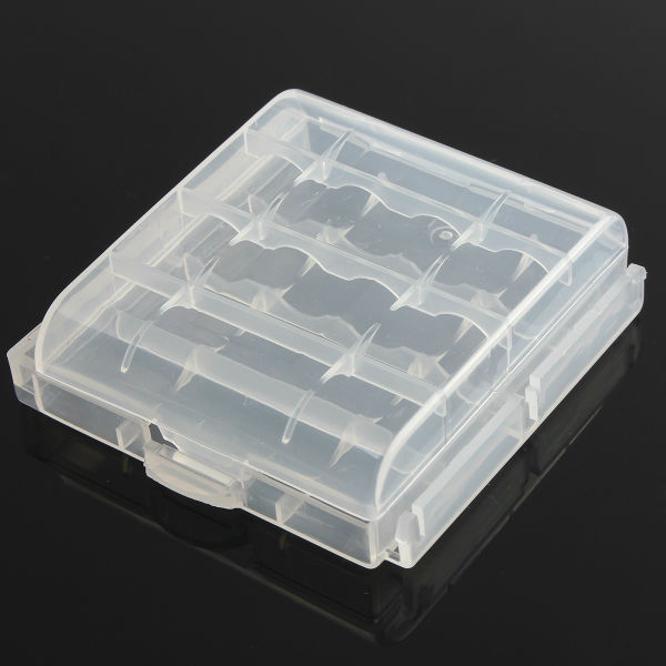 1pcs Plastic Box Case Storage For 4x14500/AA Li-ion Battery