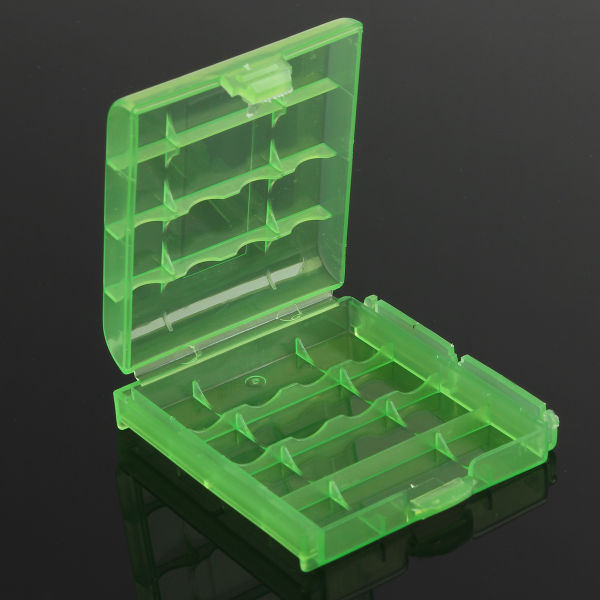1pcs Plastic Box Case Storage For 4x14500/AA Li-ion Battery