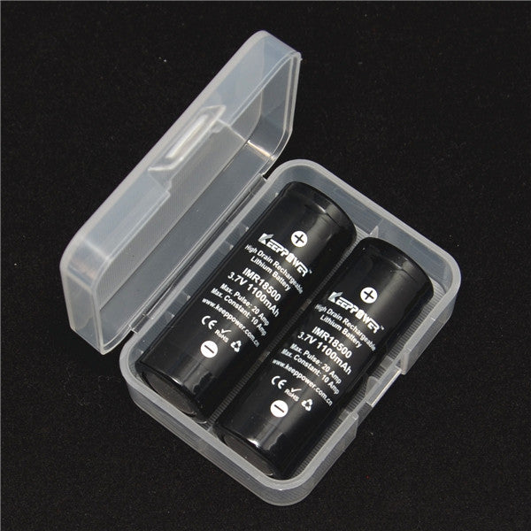 KeepPower D2 Dual Use Battery Plastic Case For 18500/18350