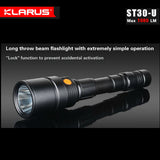 Klarus ST30-U L2 U2 1A 1080LM 5Modes Tactical LED Flashlight