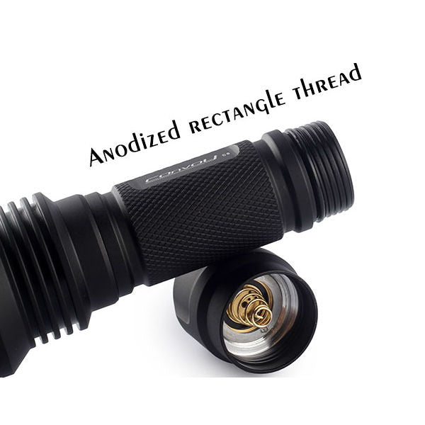 NEW Convoy C8 AK47 7135*6 8 Modes Integrated Head LED Flashlight