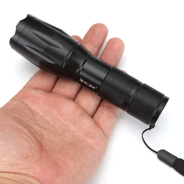 MECO  T6 1600LM 5Modes Zoomable LED Flashlight 1x18650