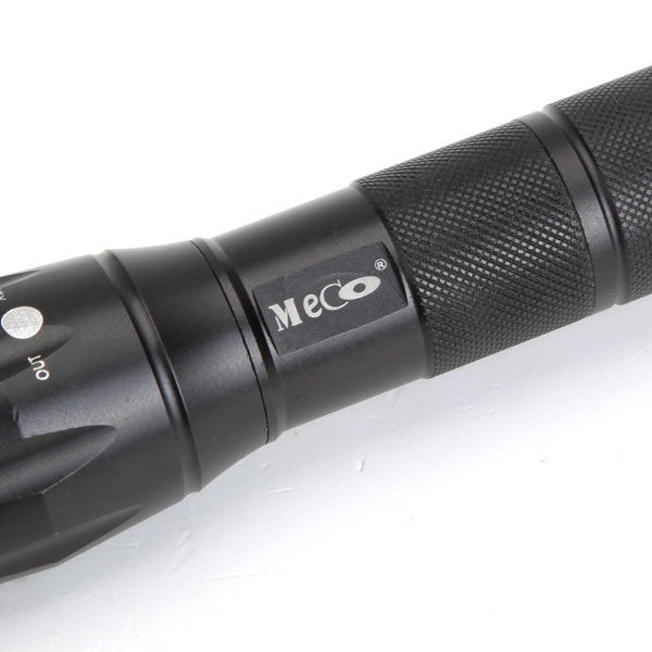 MECO 5 Modes 2000LM Zoomable LED Flashlight 18650/AAA