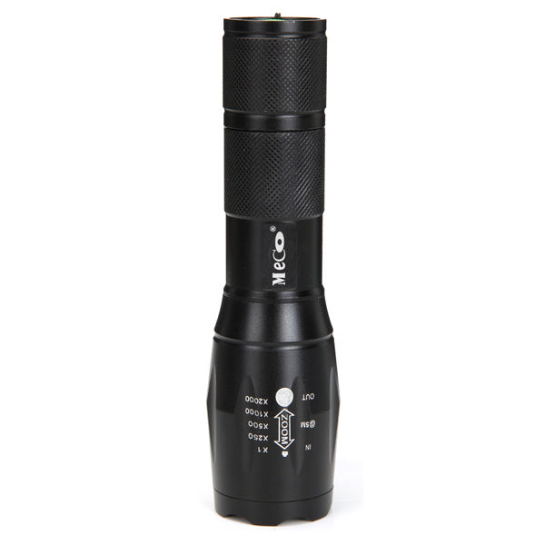 MECO 5 Modes 2000LM Zoomable LED Flashlight 18650/AAA