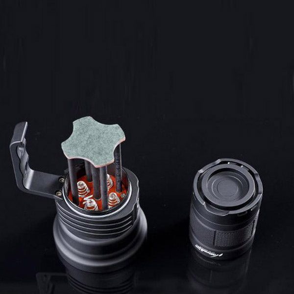 Niwalker Nova MM18 emitters 2 X MKR And 1 X L2 5120LM LED Flashlight