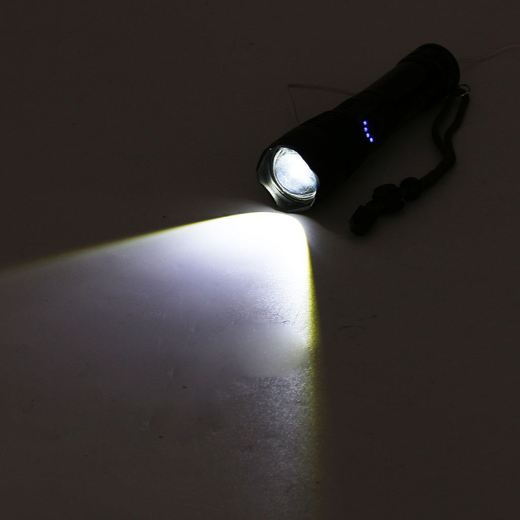 XANES P50 50W 800LM Flashlight USB Rechargeable 5 Modes Tactical Torch Light