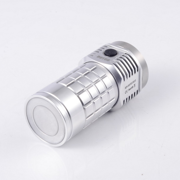 Fireflies ROT66 Generation II Polished Raw Aluminium SST20/ Nichia/ XPL HI/ Osram 7000~10000Lumens + 45 degree TIR lens EDC LED Flashlight