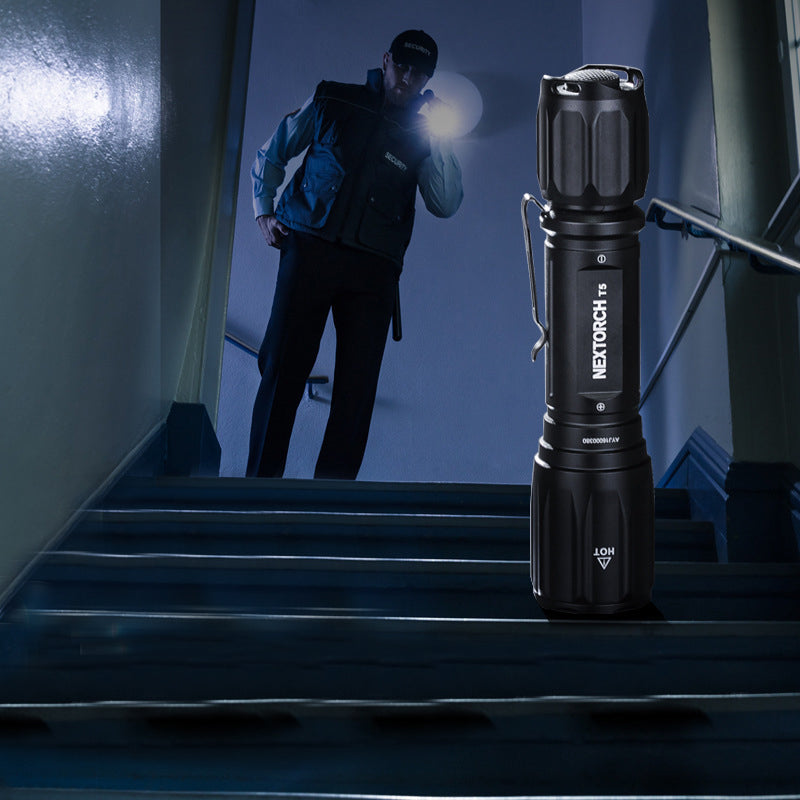 NEXTORCH T5 760lm Long Throw 18650 Flashlight 6 Modes IPX8 Waterproof Tactical Flashlight LED Torch