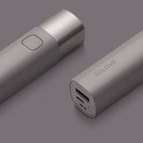 SOLOVE X3 USB Rechargeable Brightness EDC Flashlight 3000mAh Power Bank Mini LED Torch Bike Light From Xiaomi Youpin