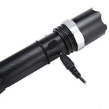 XANES 808 350Lumens Brightness Long-rang Research Zoomable LED Flashlight Suit with 18650+Charger+Car Charger