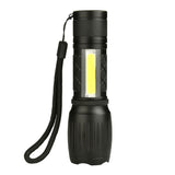 XANES 104 T6 1000LM 6Modes 2Light Color Zoomable Brightness Magnetic Tail Tactical LED Flashlight