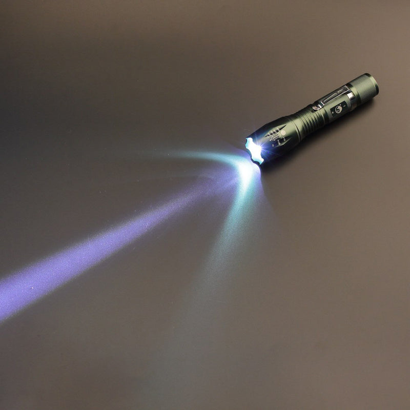 U King ZQ-X1017  T6 1000LM Zoomable LED Flashlight 18650