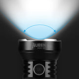 Wuben T90 10000 Lumens 18650 Battery Flashlight IP68 Waterproof 410m Beam Distance Torch Light Camping Hunting Portable Work Lamp