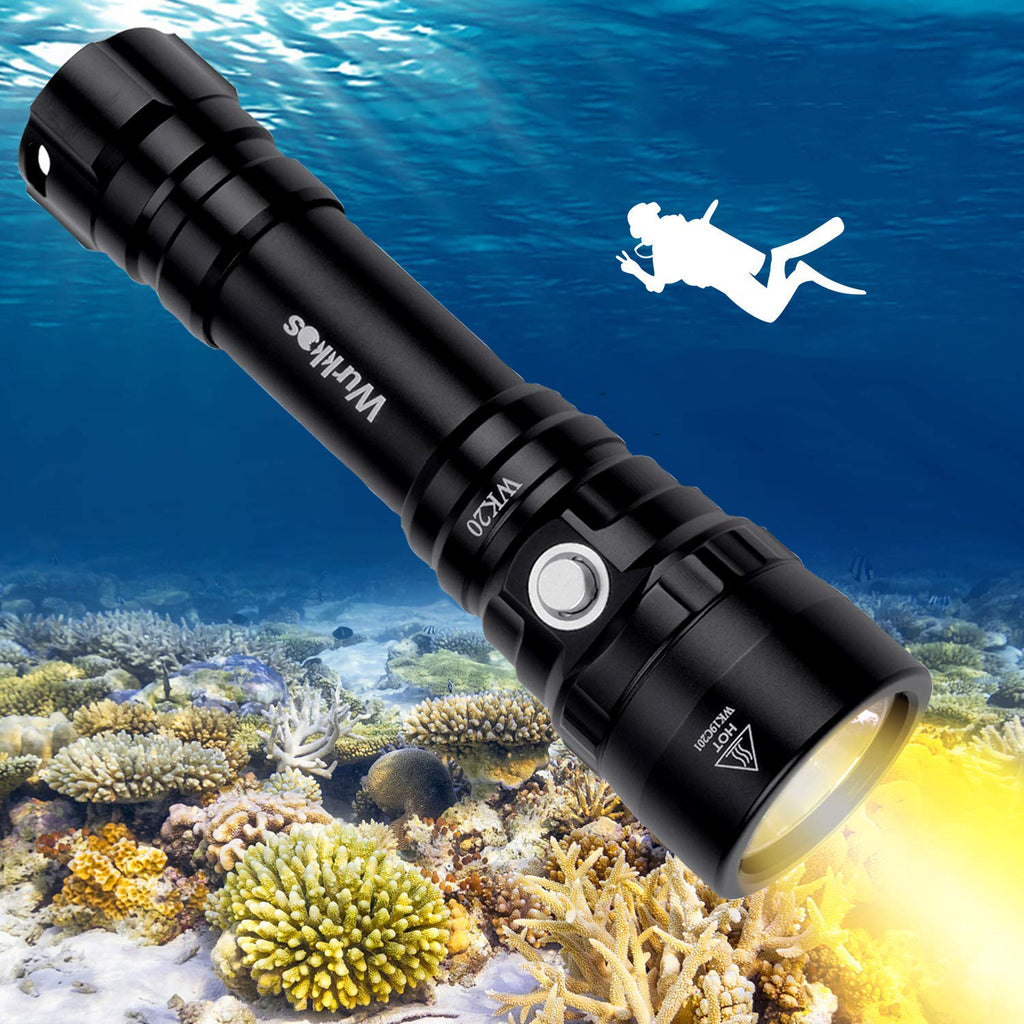 Wurkkos WK20 XPL 1000LM 3000K Underwater 150m Diving Light