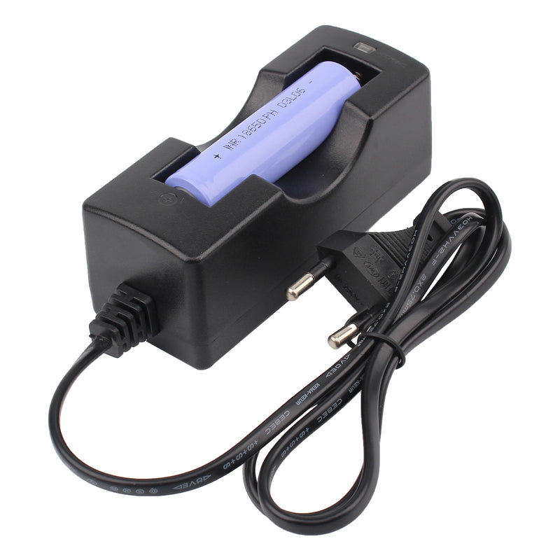 3000mAh 3.7V 18650 Lithium Batteries With Charger High Energy Flashlight Rechargeable Li-Ion Battery
