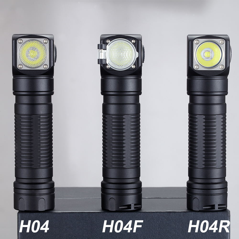 Skilhunt H04 XM-L2 1200lm 2-group Modes Magnetic Headlamp L-shape LED Flashlight