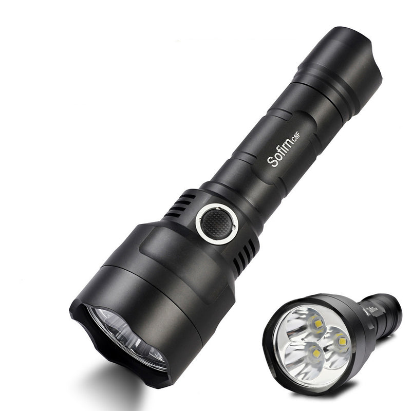Sofirn C8A C8T C8F Tactical Flashlight High Power LED Flashlight 18650 XPL2 XPL HI Powerful lamp Portable Torch Light Hunt Bike Camp