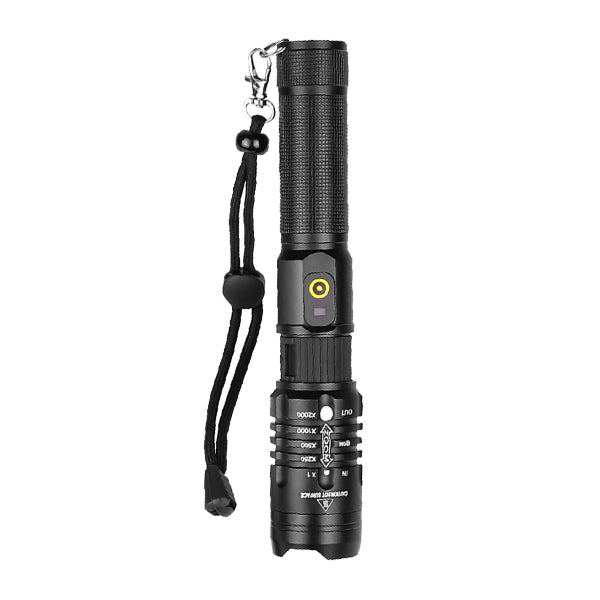 XANES® XH-P50 1000 Lumens LED Zoomable Flashlight 18650 Battery USB Rechargeable 3 Modes Work Lamp