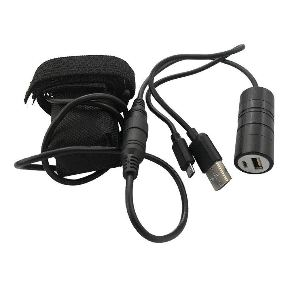 SHUOLIDE 8.4V Multi-function Portable USB Charger Cable for Li-ion Battery Bicycle Light Phone