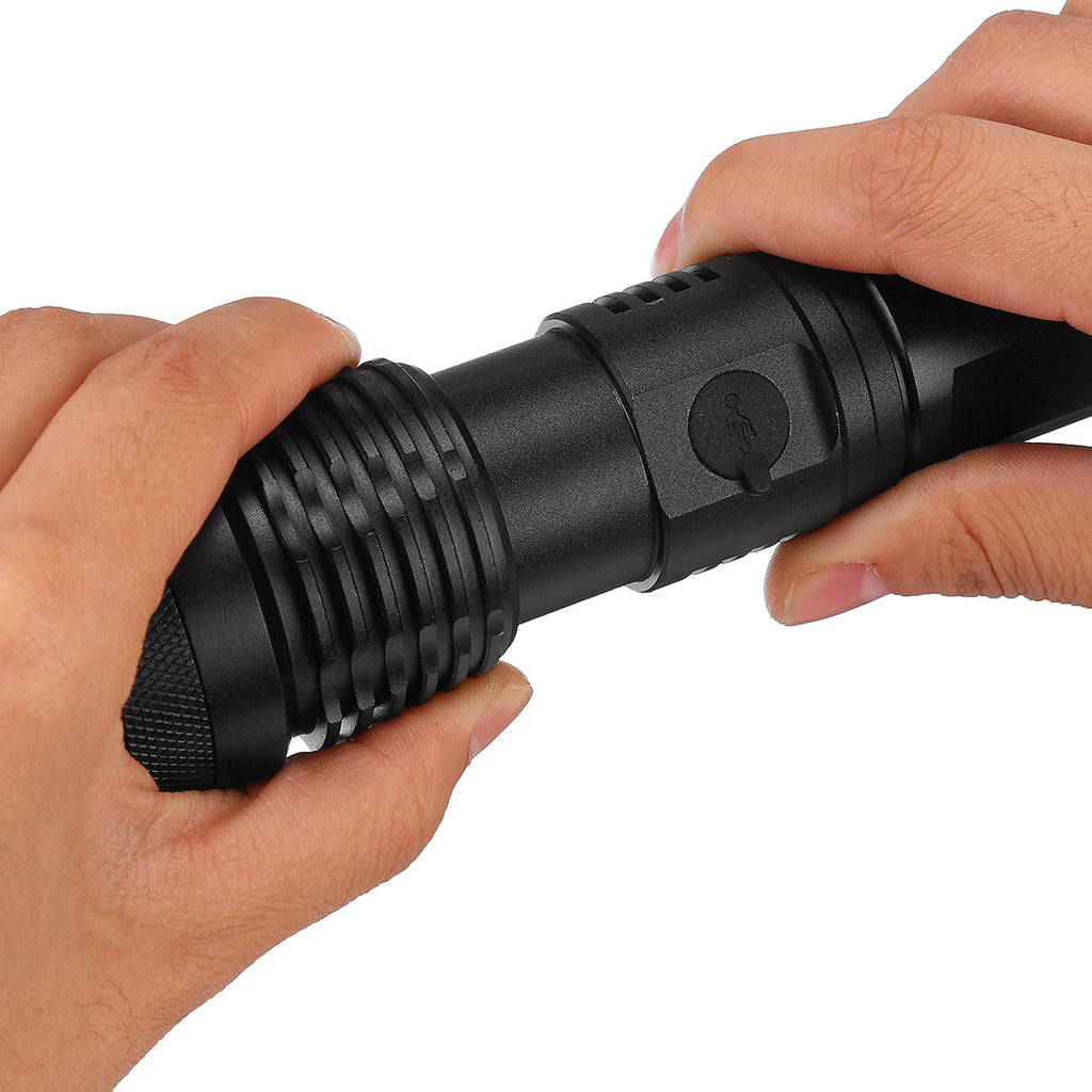 XANES P50 50W 800LM Flashlight USB Rechargeable 5 Modes Tactical Torch Light