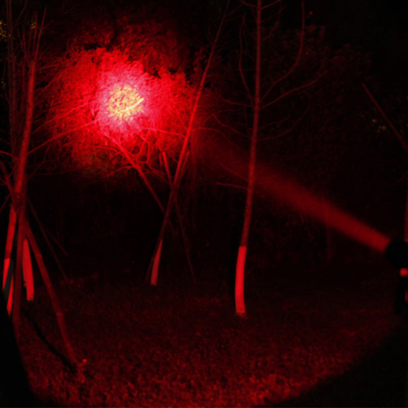 XANES 501B R5 Blue Light / Q5 Red Light / R5 Green Light / UV Purple Light Functional EDC Flashlight Hunting Searching Fluorescence Detection